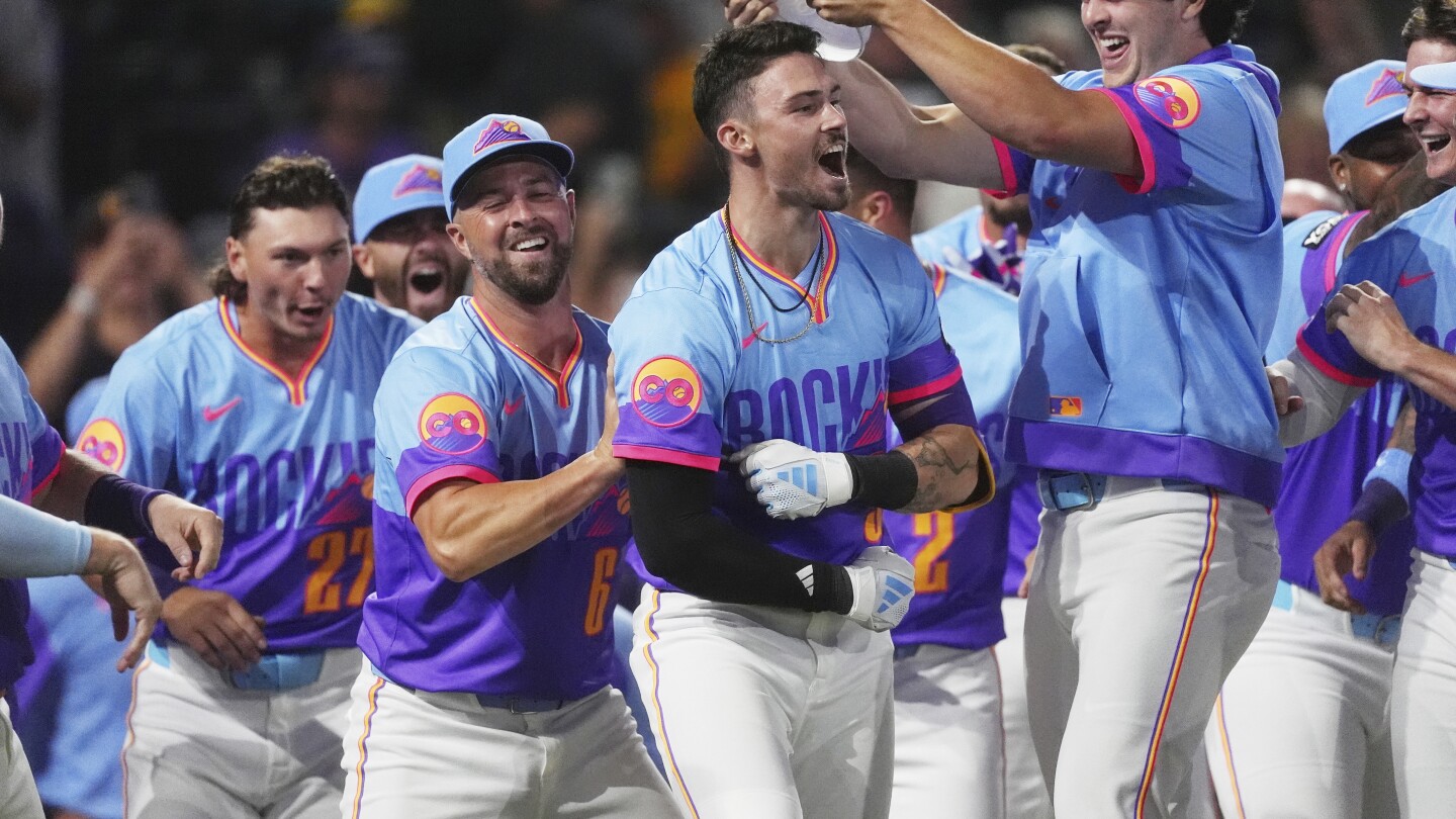 Doyle hits walkoff homer in 9th, Rockies overcome 9-run 1st-inning deficit to beat Pirates 17-16