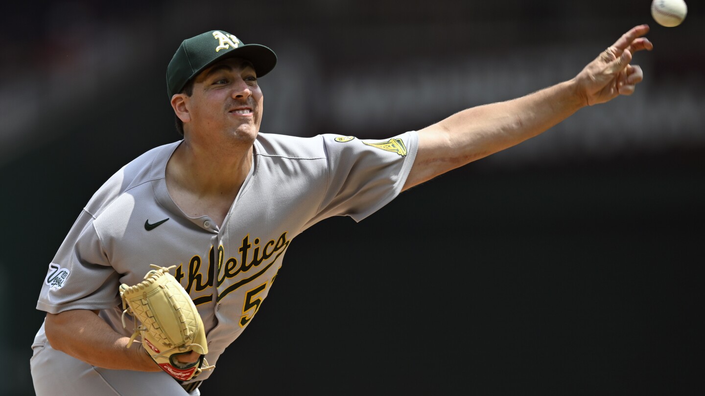 Jacob Lopez strikes out 10 as A's beat Nationals 6-0