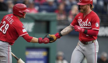 Fraley and Miley propel Reds past Guardians 7-4 in Francona's return