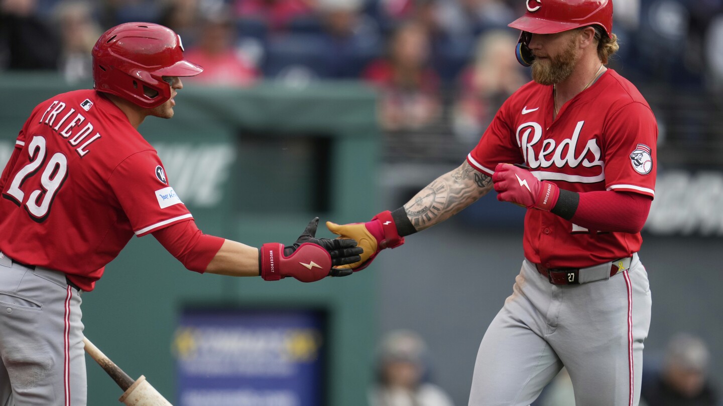 Fraley and Miley propel Reds past Guardians 7-4 in Francona's return