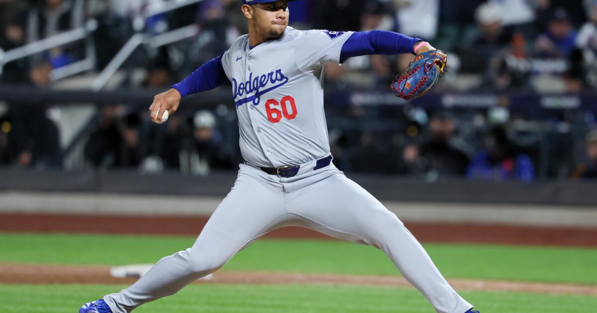 How Dodgers reliever Edgardo Henriquez threw a 103.3-mph pitch