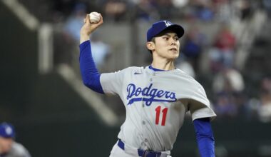 Roki Sasaki delivers solid six innings, but Dodgers fall to Rangers