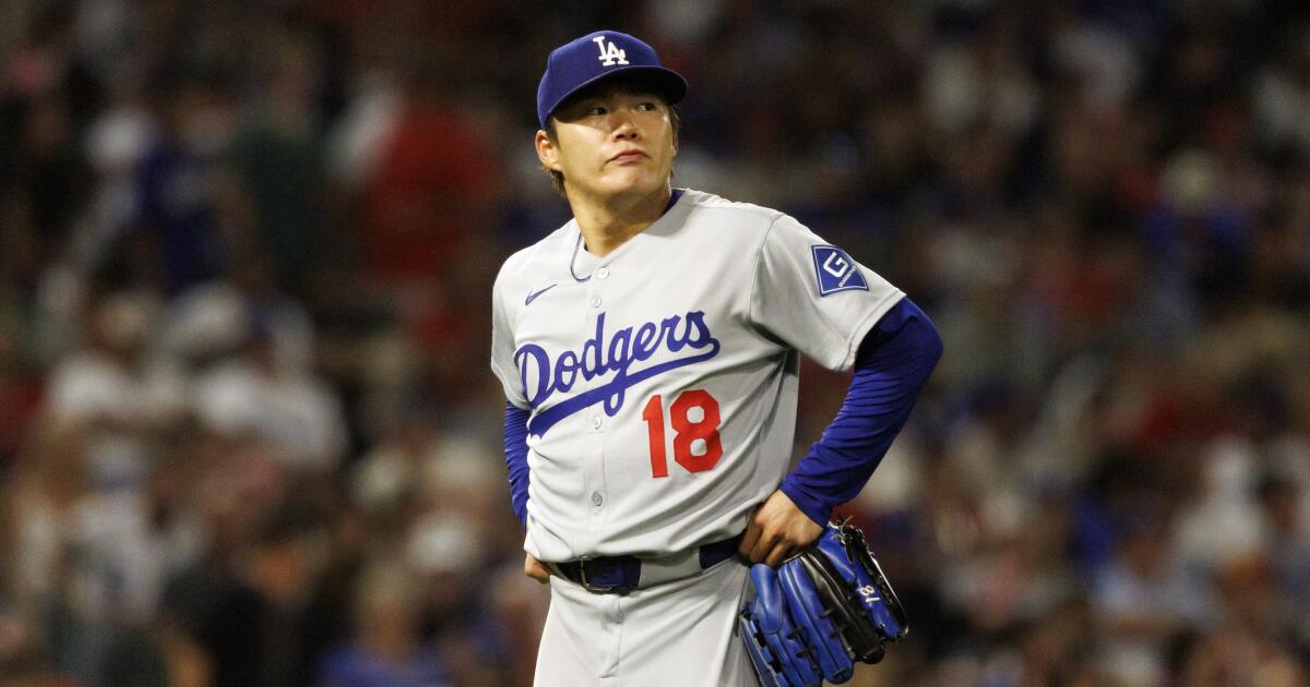 Yoshinobu Yamamoto gets rocked by Angels in Dodgers' loss