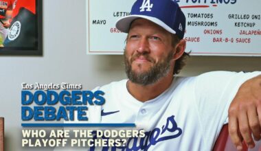Who are the dodgers playoff pitchers? | Dodgers Debate