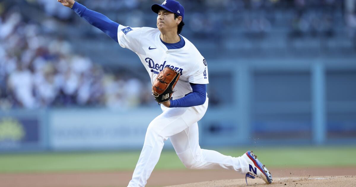 Shohei Ohtani pitches like an ace as Dodgers sweep the Reds