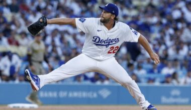 Clayton Kershaw shines as Dodgers beat Padres to regain tie for first
