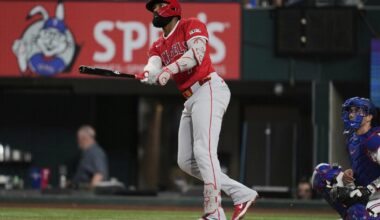 Jo Adell hits his 30th homer, but Angels fall to Rangers