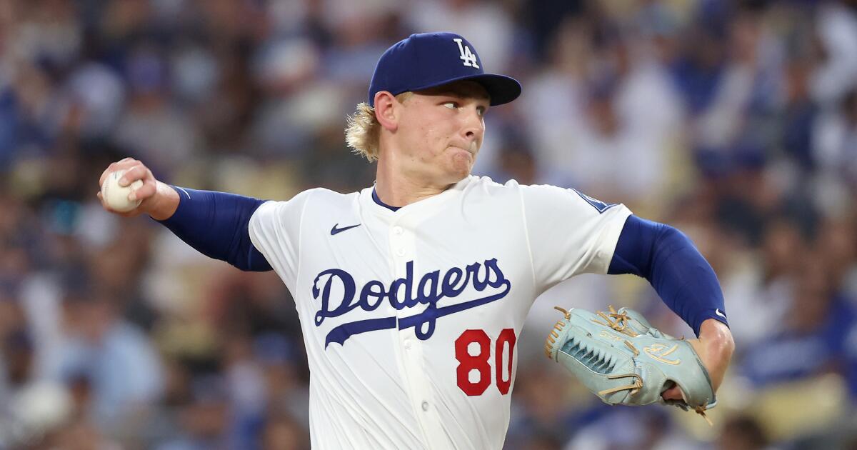 Emmet Sheehan and Dodgers beat Reds to take sole possession of first