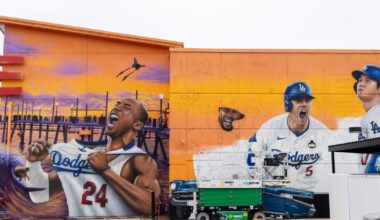 'A twist on it': New mural puts Kobe Bryant in Dodger gear