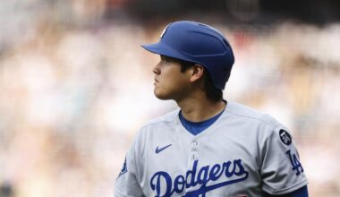 Dodgers lose to Padres in two-hit flop, falling out of first place