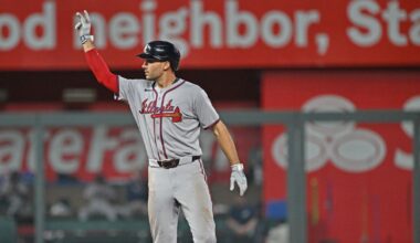 Carlos Carrasco gets his first start with Atlanta as the Braves head to Cincinnati