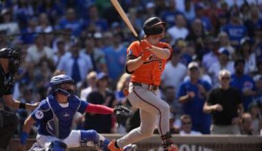 Henderson hits 3-run homer in the 8th in the Orioles' 4-3 victory over the Cubs