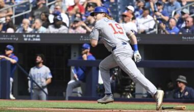 Owen Caissie, Cubs’ top prospect, debuts in Toronto as offense continues its struggles