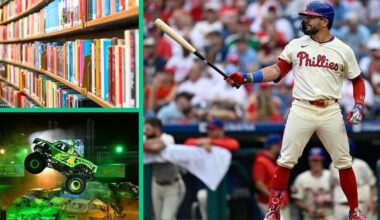 Phillies vs. Nationals, Philly Naked Bike Ride, Hot Wheels Monster Trucks Live, more things to do this weekend