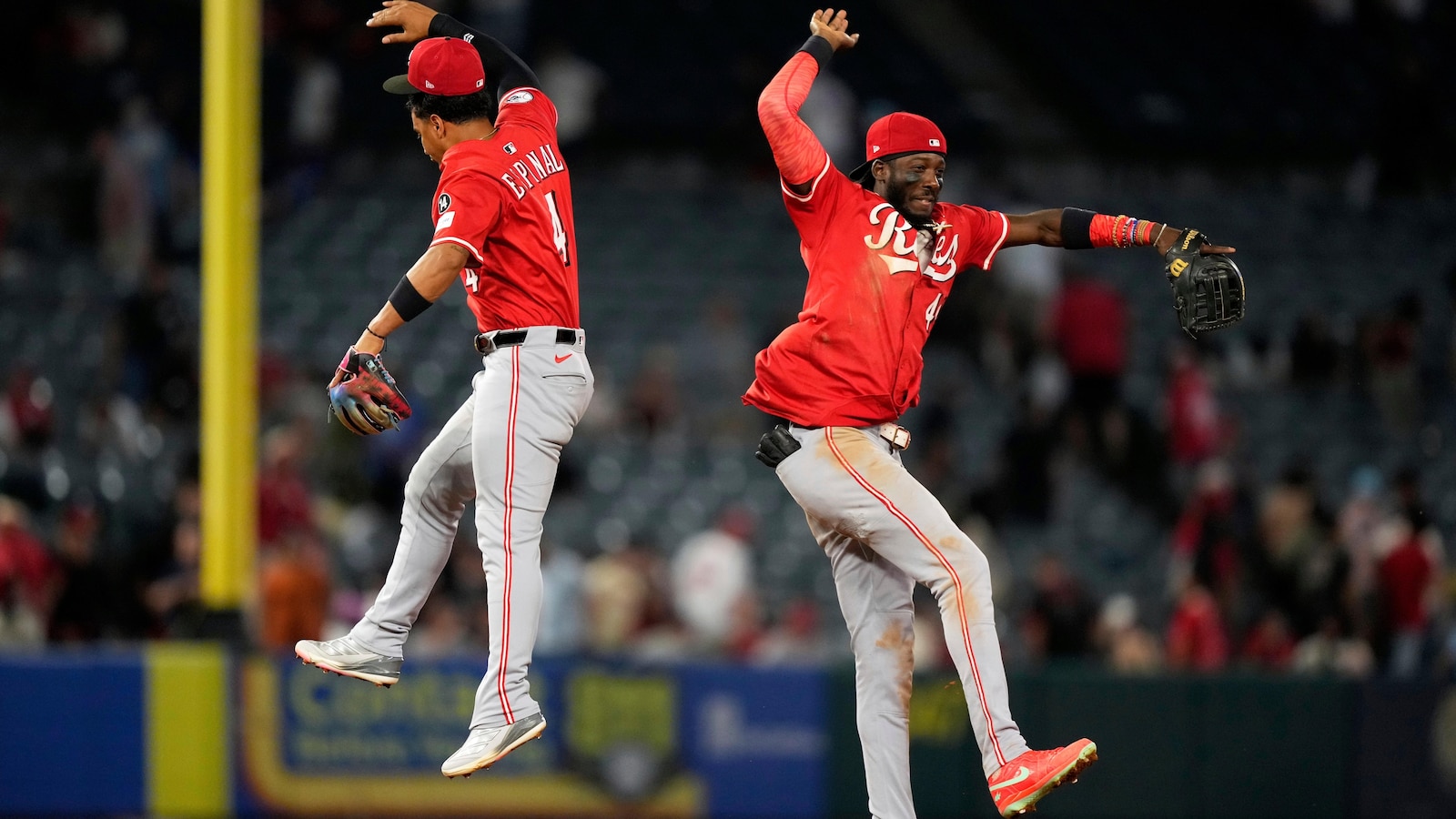 Greene has 12 Ks, Marte hits a HR and drives in 2 as Reds beat Angels 6-4