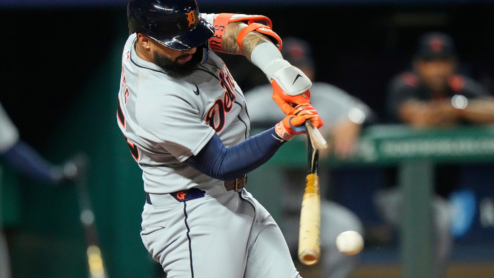 Greene, Carpenter and Dingler power Tigers to a 5-3 come-from-behind win over Royals