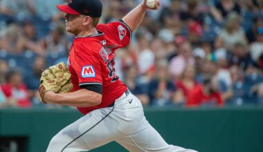 Guardians reliever Nic Enright, battling lymphoma, earns emotional first save