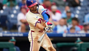 Turner’s 5 hit-day, Schwarber’s power lead Phillies to sweep of Mariners