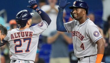 Altuve and Diaz homer to lead the Astros over the Marlins 7-3