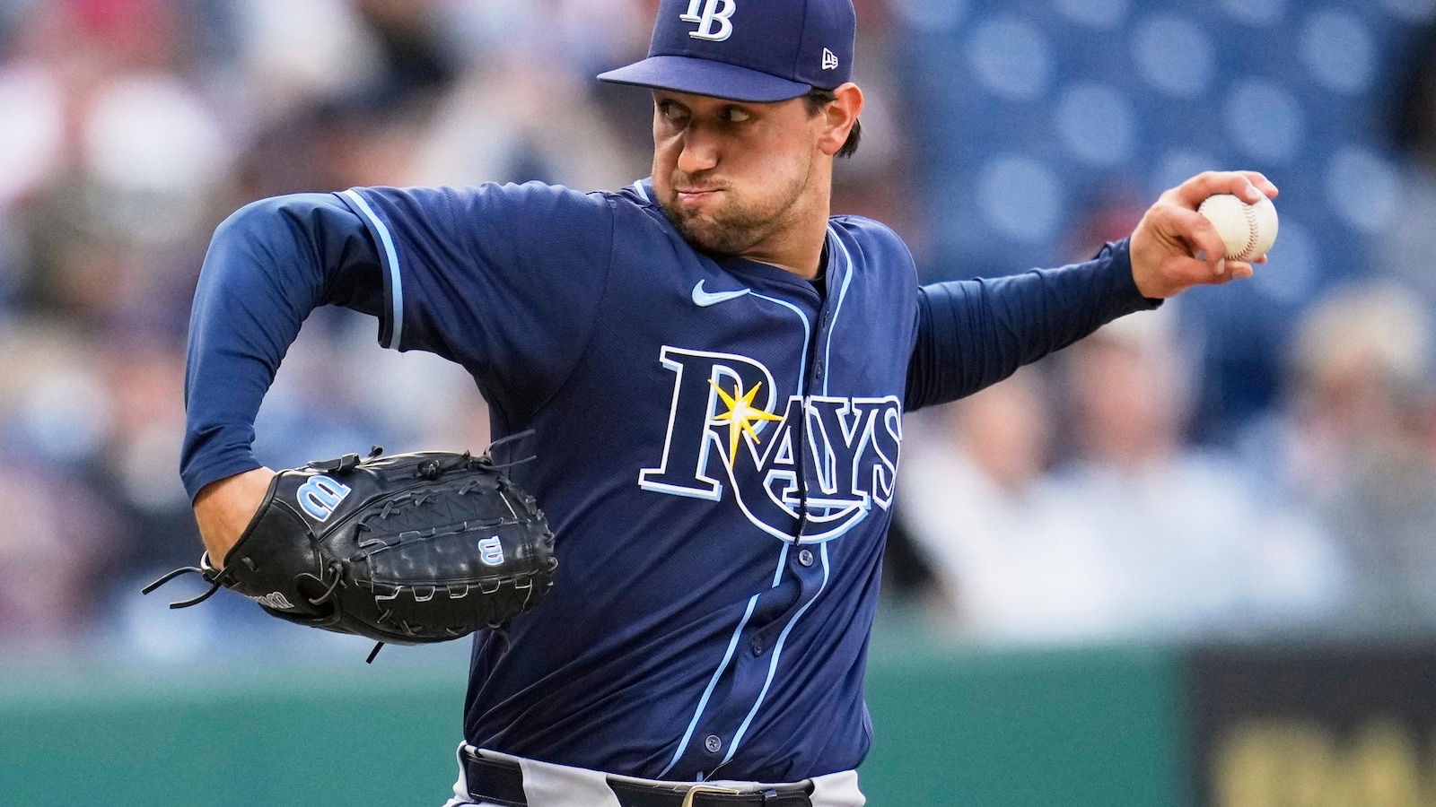 Junior Caminero homers twice as the Rays beat the slumping Guardians 9-0