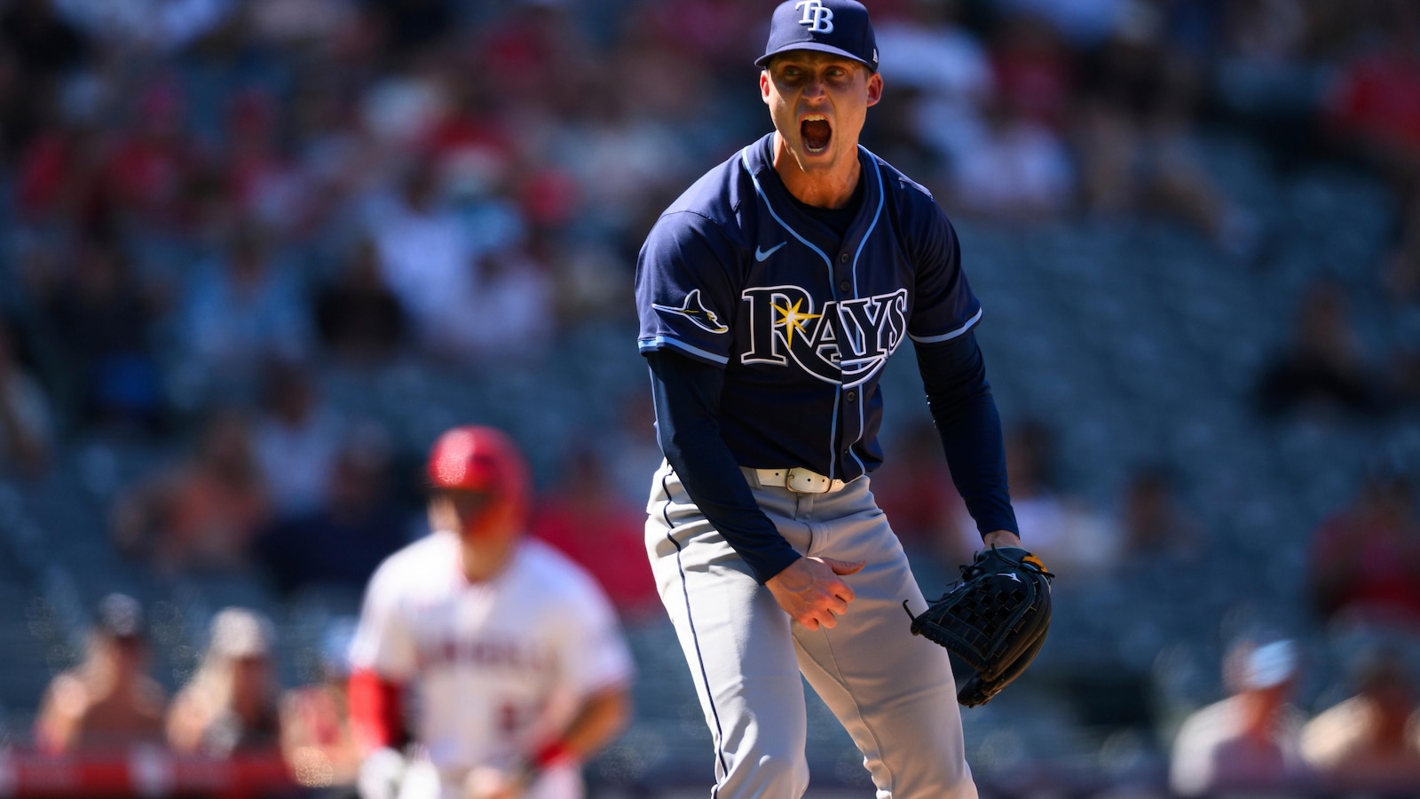 Caminero homers twice to reach 30 in the Rays' 5-4 victory over the Angels