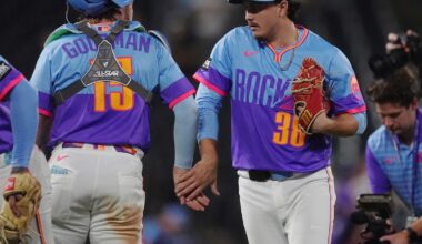 Hunter Goodman homers in the Rockies' 4-3 victory over the Diamondbacks