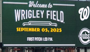 Cubs vs. Nationals Friday 9/5 game threads