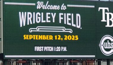 Cubs vs. Rays Friday 9/12 game threads