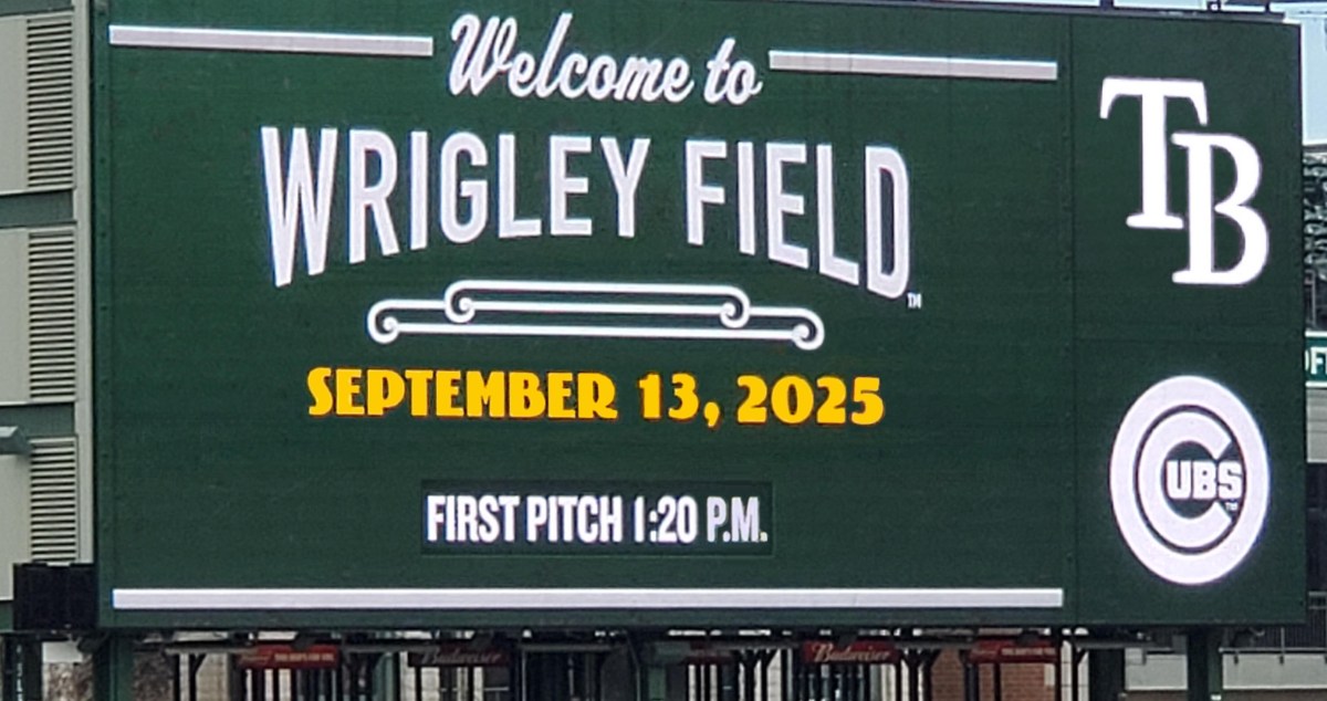 Cubs vs. Rays Saturday 9/13 game threads