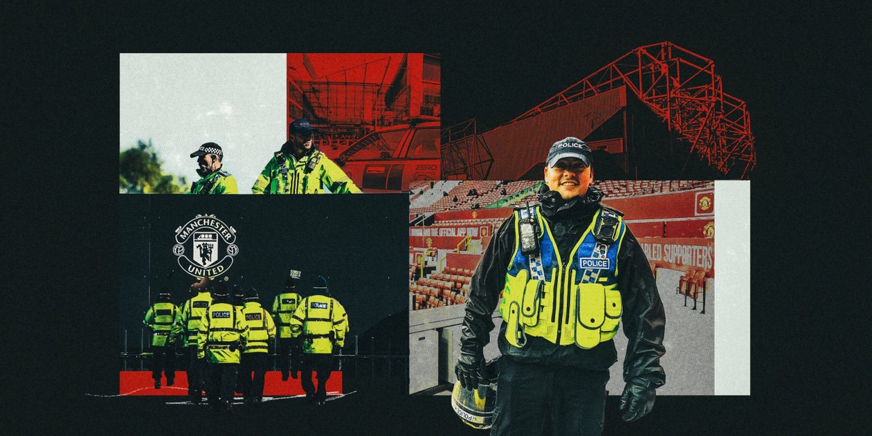 How a big Manchester United match is policed: Drones, ‘PC Rain’ and baseball caps