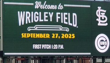 Cubs vs. Cardinals Saturday 9/27 game threads