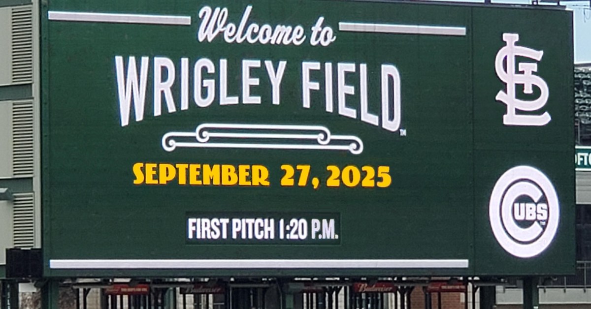 Cubs vs. Cardinals Saturday 9/27 game threads