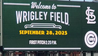 Cubs vs. Cardinals Sunday 9/28 game threads