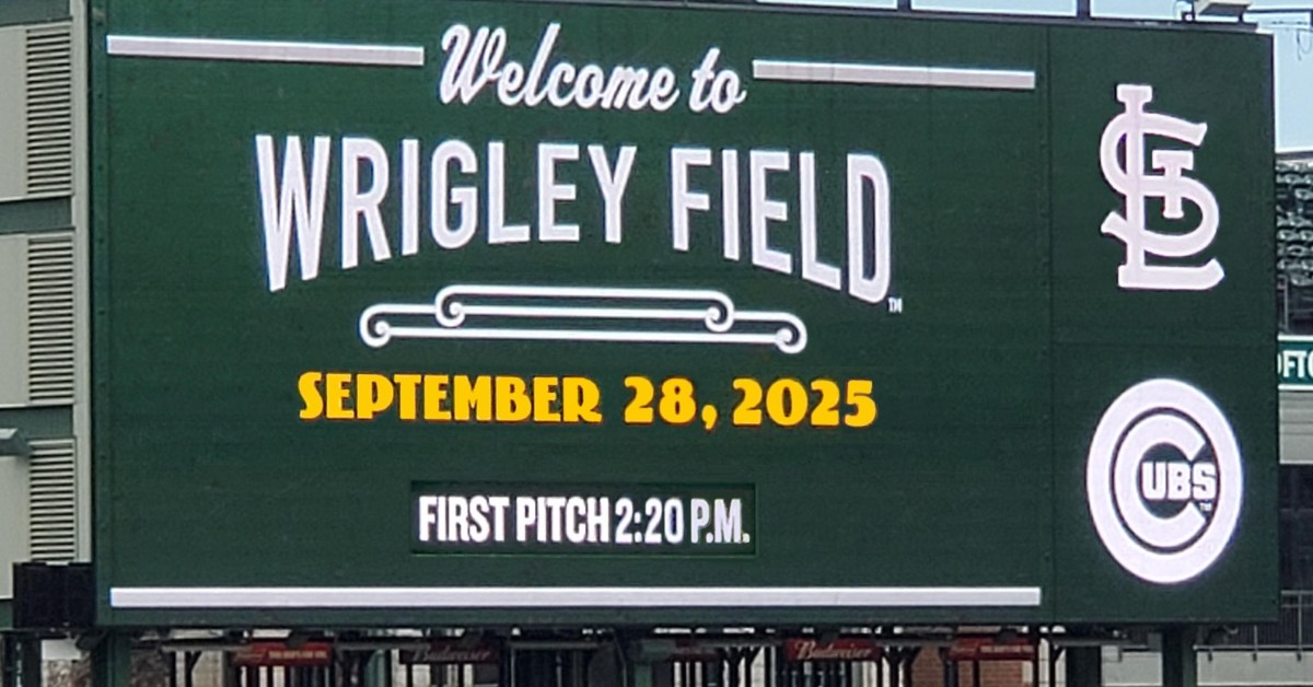 Cubs vs. Cardinals Sunday 9/28 game threads