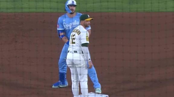 Wacha throws 6 shutout innings for 10th win as Royals top Athletics 4-2