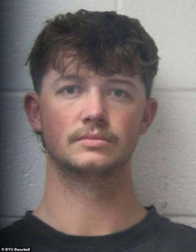 The former BYU pitcher was arrested in February after the victim reluctantly came forward