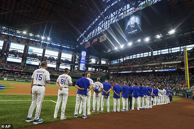 The franchise held a moment of silence to honor Littlefield ahead of their game Saturday