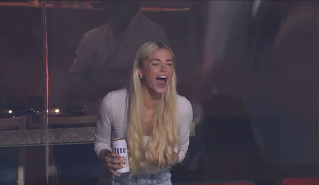 Dunne did eventually get her chance to cheer when Skenes recorded a strikeout