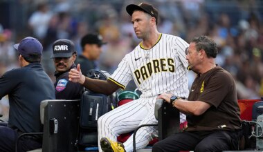 MLB news: Padres' Jason Adam collapses to ground with injury, carted off