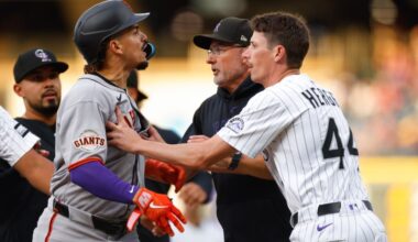 SF Giants’ Chapman suspended after benches clear vs. Rockies – The Mercury News
