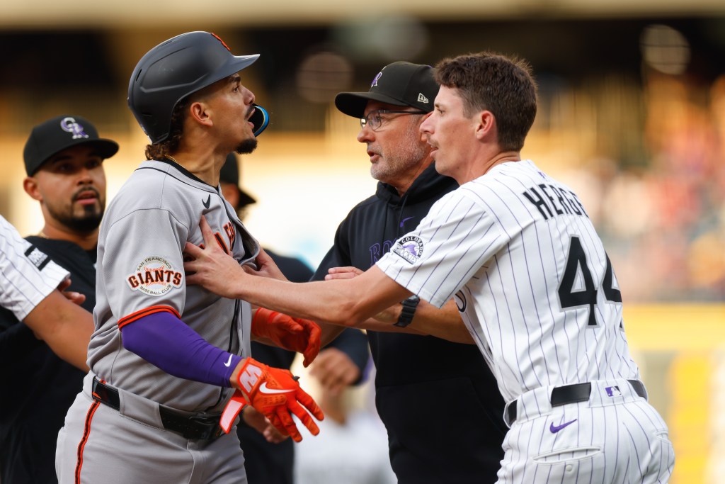 SF Giants’ Chapman suspended after benches clear vs. Rockies – The Mercury News
