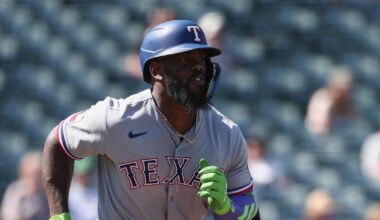 Adolis García exits Rangers’ game vs. Diamondbacks with lower body injury