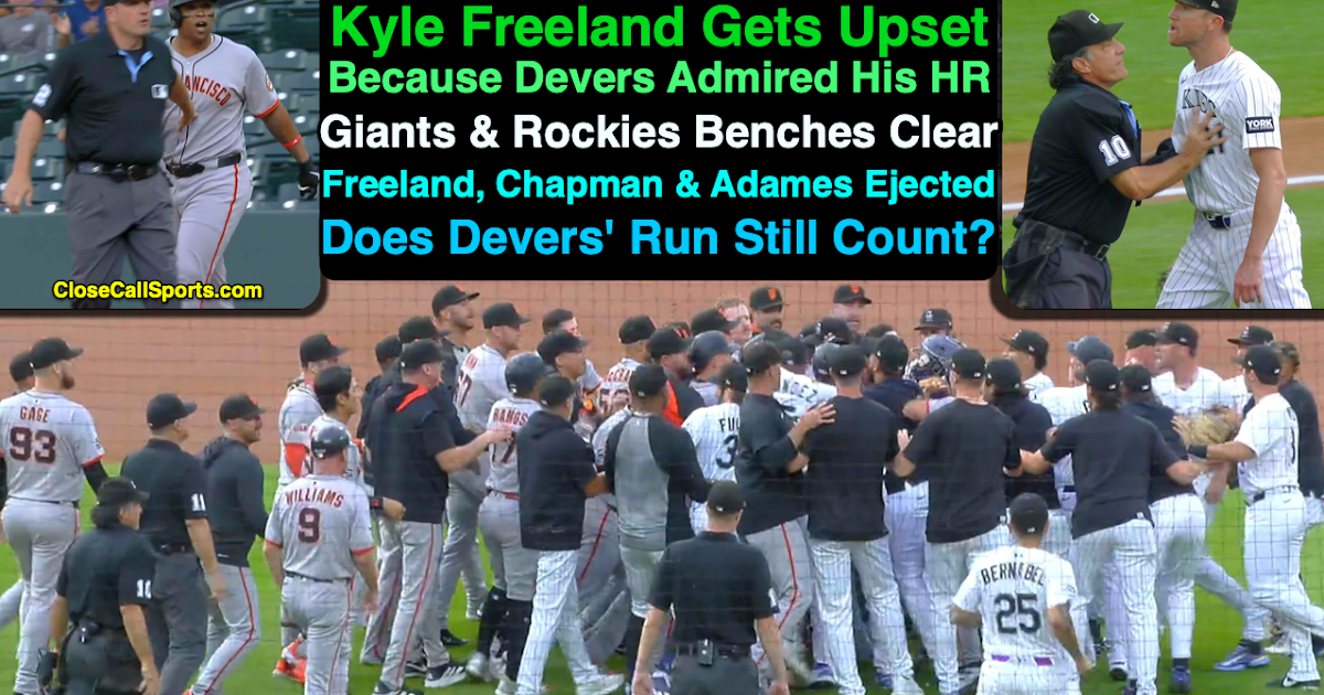 MLB Ejections 148-150 - Phil Cuzzi (SF-COL Fight)