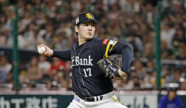 Baseball: Kohei Arihara gem propels PL-leading Hawks to 5th straight win