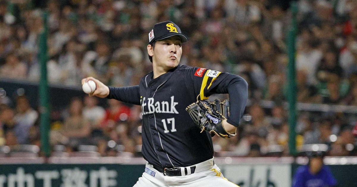 Baseball: Kohei Arihara gem propels PL-leading Hawks to 5th straight win