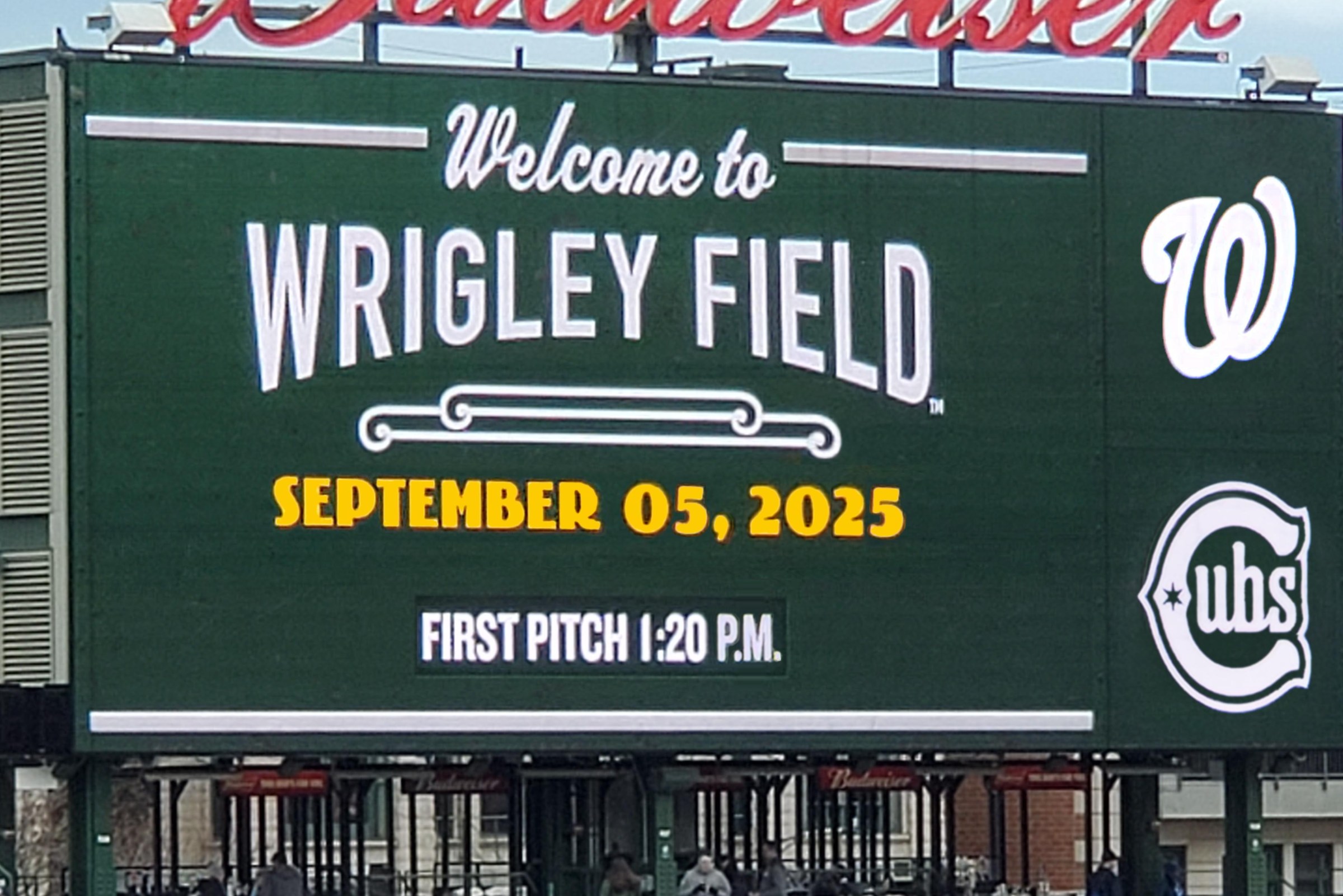 Cubs vs. Nationals Friday 9/5 game threads