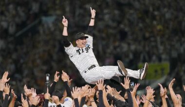 Baseball: Tigers win Central League pennant at record pace