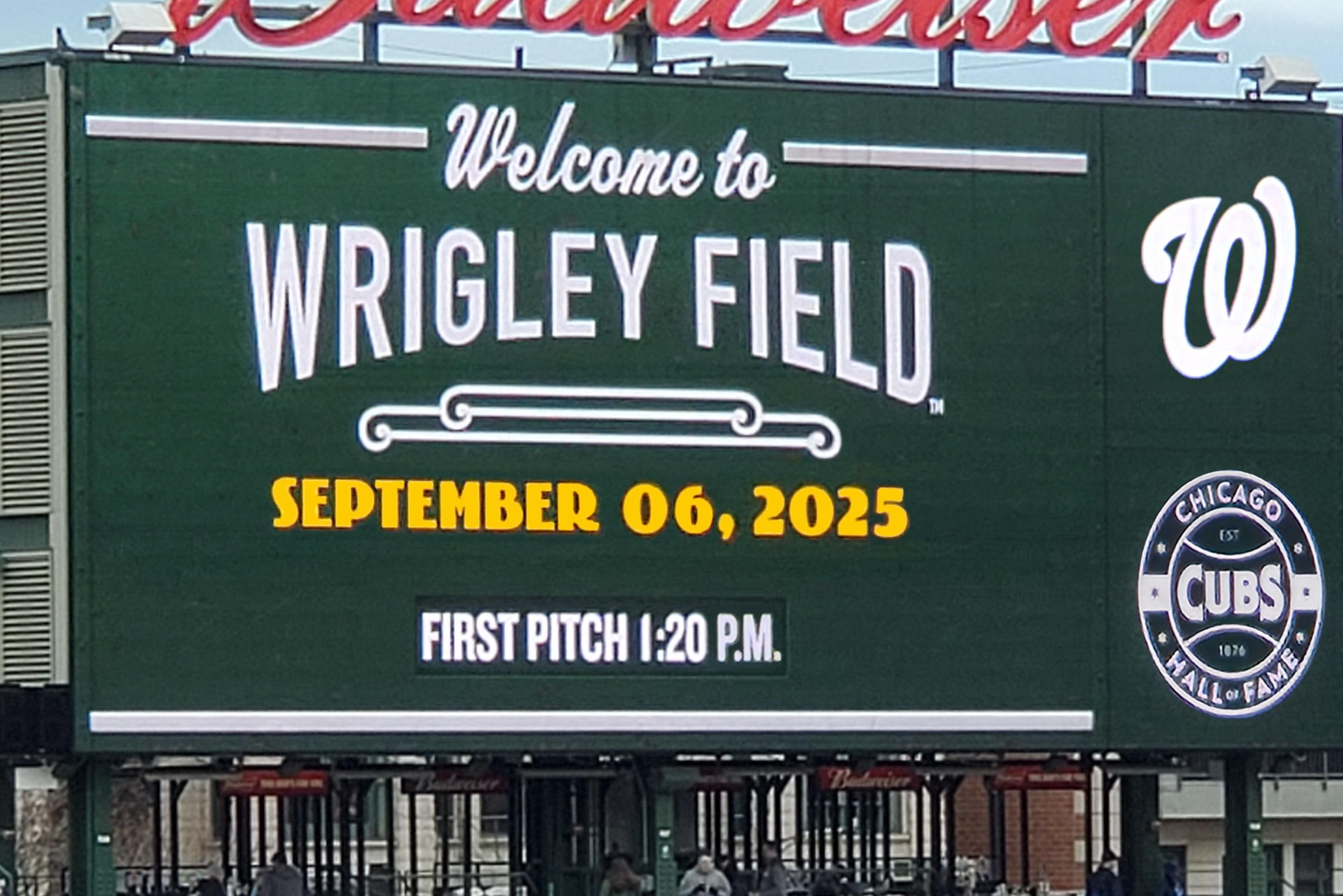 Cubs vs. Nationals Saturday 9/6 game threads