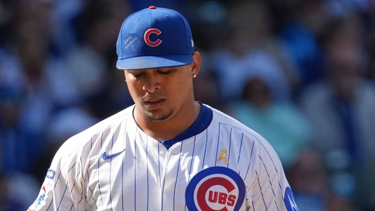 Cubs put closer Daniel Palencia (shoulder strain) on IL