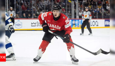 San Jose Sharks Macklin Celebrini and Will Smith take violent hacks at Oracle Park and test the Giants fences | NHL News
